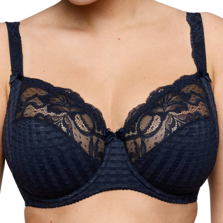 Primadonna Madison full cup bra product in velvet blue 0162121- front view image