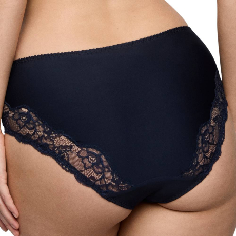 Primadonna Madison full brief product in velvet blue 0562126- back view image
