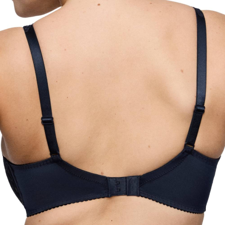 Primadonna Madison underwired seamless bra product in velvet blue 0262127- back view image