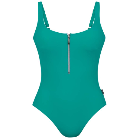 Elouise Zip Opening Soft Cup Active Swimsuit