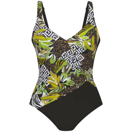 Anita swim Green oasis Elea product in print 7331- cut out image