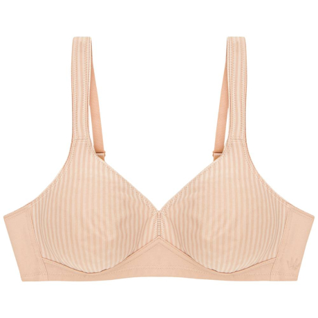 Triumph Modern soft+ cotton non wired bra product in natural beige 10186008- cut out image
