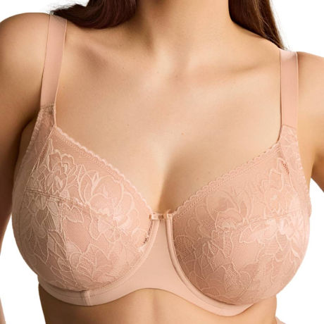 Sculptresse Dream comfort full cup bra product in cameo rose 11505- front view image