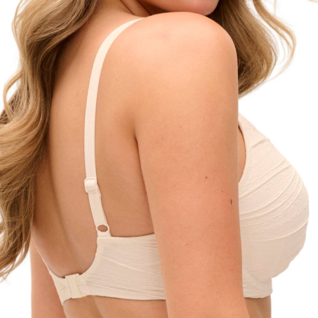 Fantasie swim Beach waves full cup bikini top product in linen FS502201- bakc view image