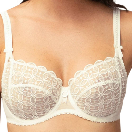 Empreinte Romy underwired full cup bra product in naturel 07212- front view image